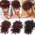 Hair Puff Afro Kinky Curly Ponytail With Bangs
